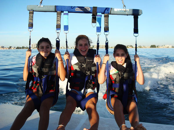 Englwwod parasailing dolphins